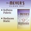 imageMRS MEYERS CLEAN DAY Dryer Sheets Fabric Softener Reduces Static Infused with Essential Oils Honeysuckle 80 Count80 Count Pack of 1