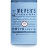 imageMRS MEYERS CLEAN DAY Dryer Sheets Fabric Softener Reduces Static Infused with Essential Oils Honeysuckle 80 Count80 Count Pack of 1