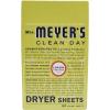 imageMRS MEYERS CLEAN DAY Dryer Sheets Fabric Softener Reduces Static Infused with Essential Oils Honeysuckle 80 Count80 Count Pack of 1