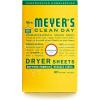 imageMRS MEYERS CLEAN DAY Dryer Sheets Fabric Softener Reduces Static Infused with Essential Oils Honeysuckle 80 Count80 Count Pack of 1