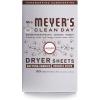 imageMRS MEYERS CLEAN DAY Dryer Sheets Fabric Softener Reduces Static Infused with Essential Oils Honeysuckle 80 Count80 Count Pack of 12