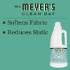imageMRS MEYERS CLEAN DAY Liquid Fabric Softener Infused with Essential Oils Paraben Free Rain Water Scent 32 oz 32 LoadsBasil