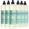 imageMRS MEYERS CLEAN DAY Liquid Dish Soap Biodegradable Formula Lemon Verbena 16 fl oz  Pack of 3Mint