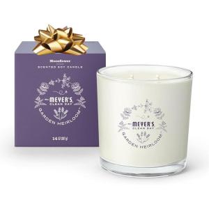 imageMRS MEYERS CLEAN DAY Lavender Soy Candle GardenInspired Aromatherapy Homekeeping 35 Hour Burn Time Made with Essential Oils 72 oz Large Glass Jar Candles Pack of 2Moonflower