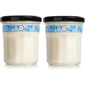 imageMRS MEYERS CLEAN DAY Lavender Soy Candle GardenInspired Aromatherapy Homekeeping 35 Hour Burn Time Made with Essential Oils 72 oz Large Glass Jar Candles Pack of 2Rain Water