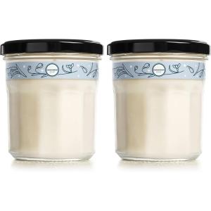 imageMRS MEYERS CLEAN DAY Lavender Soy Candle GardenInspired Aromatherapy Homekeeping 35 Hour Burn Time Made with Essential Oils 72 oz Large Glass Jar Candles Pack of 2Snowdrop