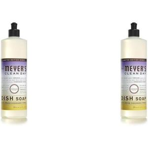 imageMRS MEYERS CLEAN DAY Liquid Dish Soap Biodegradable Formula Compassion Flower 16 fl oz  Pack of 316 Fl Oz Pack of 2