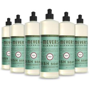 imageMRS MEYERS CLEAN DAY Liquid Dish Soap Biodegradable Formula Compassion Flower 16 fl oz  Pack of 316 Fl Oz Pack of 6