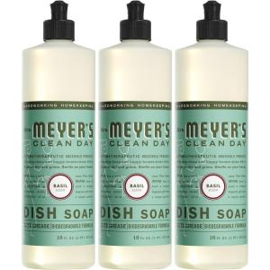 imageMRS MEYERS CLEAN DAY Liquid Dish Soap Biodegradable Formula Compassion Flower 16 fl oz  Pack of 348 Fl Oz Pack of 1