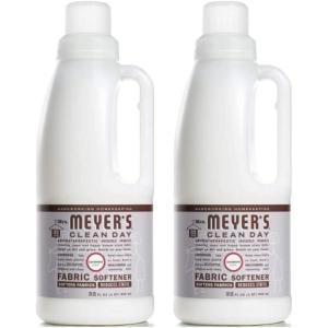 imageMRS MEYERS CLEAN DAY Liquid Fabric Softener Infused with Essential Oils Paraben Free Compassion Flower 32 oz 32 Loads33 Fl Oz Pack of 2