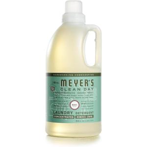 imageMRS MEYERS CLEAN DAY Liquid Laundry Detergent Biodegradable Formula Infused with Essential Oils Compassion Flower 64 oz  Pack of 2 128 LoadsBasil