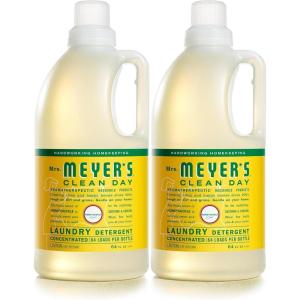 imageMRS MEYERS CLEAN DAY Liquid Laundry Detergent Biodegradable Formula Infused with Essential Oils Lemon Verbena 64 oz 64 LoadsHoneysuckle