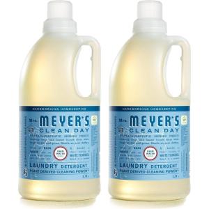 imageMRS MEYERS CLEAN DAY Liquid Laundry Detergent Biodegradable Formula Infused with Essential Oils Lemon Verbena 64 oz 64 LoadsRain Water