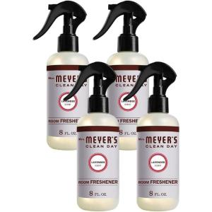 imageMRS MEYERS CLEAN DAY Room and Air Freshener Spray NonAerosol Spray Bottle Infused with Essential Oils Lavender 8 fl oz8 Fl Oz Pack of 4