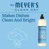 imageMRS MEYERS CLEAN DAY Liquid Dish Soap Biodegradable Formula Rain Water 16 fl oz