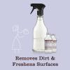 imageMRS MEYERS CLEAN DAY MultiSurface Everyday Cleaner Concentrated Refills 4 Concentrated Refills 2 Fl Oz each Lavender Scent Makes 64 Fl Oz Total64 Fl Oz Pack of 1