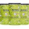 imageMRS MEYERS CLEAN DAY Air Freshener Sachets Fragrance for your Locker Car Closet and Gym Bag Lavender Pack of 3Lemon Verbena