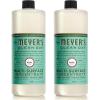 imageMRS MEYERS CLEAN DAY MultiSurface Cleaner Concentrate Use to Clean Floors Tile Counters Basil 32 fl oz  Pack of 232 Fl Oz Pack of 2