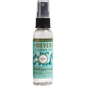 imageMRS MEYERS CLEAN DAY Antibacterial Hand Sanitizer Spray Travel Size Removes 999 of Bacteria Basil 2 oz  Pack of 42 Ounce Pack of 1