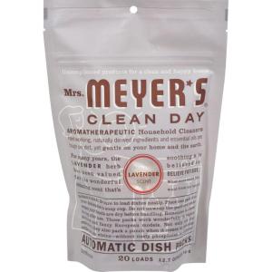 imageMRS MEYERS CLEAN DAY Automatic Dishwasher Pods Lemon Verbena 20 Count  Pack of 3 60 Total Pods127 Ounce Pack of 1