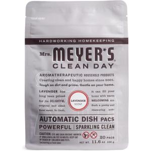 imageMRS MEYERS CLEAN DAY Automatic Dishwasher Pods Lemon Verbena 20 CountLavender