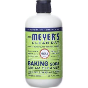imageMRS MEYERS CLEAN DAY Baking Soda Cream Cleaner Cuts Grease ScratchFree Polish PlantDerived Cleaning Ingredients Lemon Verbena 16 Fl Oz Pack of 112 Fl Oz Pack of 1