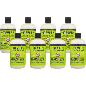 imageMRS MEYERS CLEAN DAY Baking Soda Cream Cleaner Cuts Grease ScratchFree Polish PlantDerived Cleaning Ingredients Lemon Verbena 16 Fl Oz Pack of 112 Fl Oz Pack of 8