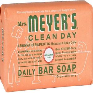 imageMRS MEYERS CLEAN DAY Bar Soap Use as Body Wash or Hand Soap Made with Essential Oils Birchwood 53 oz 4 Bars53 Ounce Pack of 1