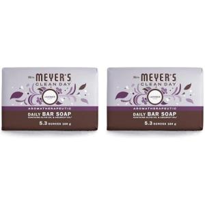 imageMRS MEYERS CLEAN DAY Bar Soap Use as Body Wash or Hand Soap Made with Essential Oils Birchwood 53 oz 4 Bars53 Ounce Pack of 2