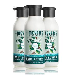 imageMRS MEYERS CLEAN DAY Body Lotion for Dry Skin NonGreasy Moisturizer Made with Essential Oils Birchwood 16 fl oz  Pack of 3Birchwood
