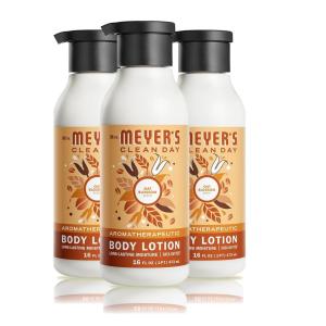 imageMRS MEYERS CLEAN DAY Body Lotion for Dry Skin NonGreasy Moisturizer Made with Essential Oils Birchwood 16 fl oz  Pack of 3Oat Blossom