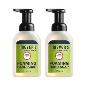 imageMRS MEYERS CLEAN DAY Foaming Hand Soap Concentrated Refills 4 Concentrated Refills 2 Fl Oz each Rain Water Scent Makes 40 Fl Oz of Foaming Soap Total10 Ounce Pack of 1