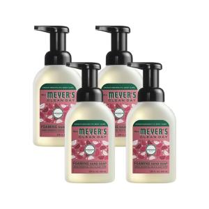 imageMRS MEYERS CLEAN DAY Foaming Hand Soap Concentrated Refills 4 Concentrated Refills 2 Fl Oz each Rain Water Scent Makes 40 Fl Oz of Foaming Soap Total10 Fl Oz Pack of 4