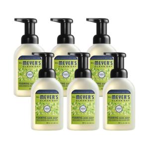 imageMRS MEYERS CLEAN DAY Foaming Hand Soap Concentrated Refills 4 Concentrated Refills 2 Fl Oz each Rain Water Scent Makes 40 Fl Oz of Foaming Soap Total167 Ounce Pack of 6