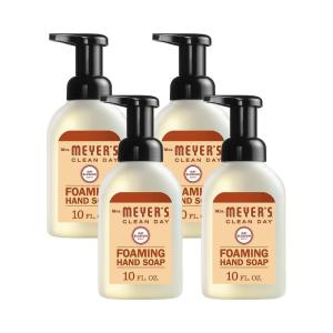 imageMRS MEYERS CLEAN DAY Foaming Hand Soap Concentrated Refills 4 Concentrated Refills 2 Fl Oz each Rain Water Scent Makes 40 Fl Oz of Foaming Soap Total250 Fl Oz Pack of 4