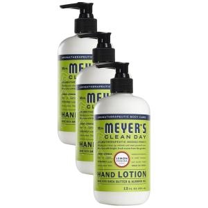 imageMRS MEYERS CLEAN DAY Hand Lotion for Dry Hands NonGreasy Moisturizer Made with Essential Oils Lavender 12 ozLemon Verbena