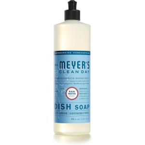imageMRS MEYERS CLEAN DAY Liquid Dish Soap Biodegradable Formula Rain Water 16 fl oz