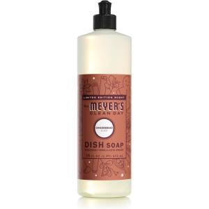 imageMRS MEYERS CLEAN DAY Liquid Dish Soap Limited Edition Gingerbread Scent 16 Ounce Bottle