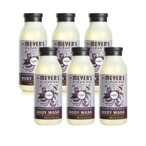 imageMRS MEYERS CLEAN DAY Moisturizing Body Wash for Women and Men Biodegradable Shower Gel Formula Made with Essential Oils Oat Blossom Scent 16 oz16 Fl Oz Pack of 6