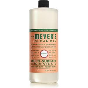 imageMRS MEYERS CLEAN DAY MultiSurface Cleaner Concentrate Use to Clean Floors Tile Counters Geranium 32 fl Oz