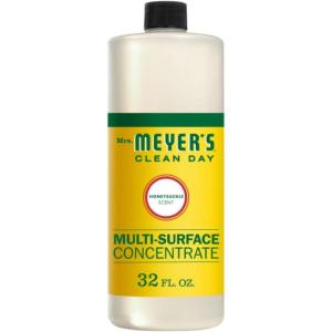 imageMRS MEYERS CLEAN DAY MultiSurface Cleaner Concentrate Use to Clean Floors Tile Counters Honeysuckle 32 fl oz