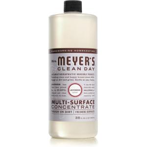 imageMRS MEYERS CLEAN DAY MultiSurface Cleaner Concentrate Use to Clean Floors Tile Counters Lavender 32 fl oz