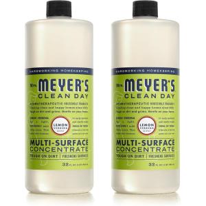 imageMRS MEYERS CLEAN DAY MultiSurface Cleaner Concentrate Use to Clean Floors Tile Counters Lemon Verbena 32 Fl Oz  Pack of 2Lemon Verbena Concentrate