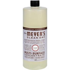 imageMRS MEYERS CLEAN DAY MultiSurface Everyday Cleaner Concentrated Refills 4 Concentrated Refills 2 Fl Oz each Lavender Scent Makes 64 Fl Oz TotalPack of 1
