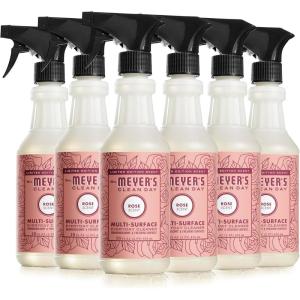 imageMRS MEYERS CLEAN DAY MultiSurface Everyday Cleaner Rose Scent 16 Ounce Bottle Pack of 6