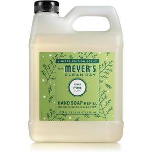 imageMrs MEYERS CLEAN DAY Liquid Hand Soap Refill Iowa Pine Scent 33 Ounce Bottle