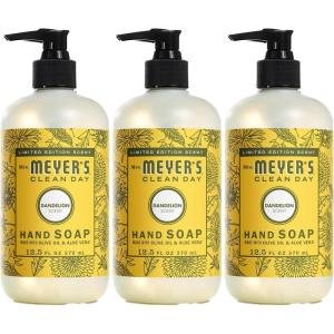 imageMrs MEYERS Clean Day Liquid Hand Soap Dandelion Scent 125 Ounce Bottle Pack of 3
