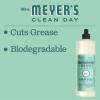 imageMRS MEYERS CLEAN DAY Liquid Dish Soap Biodegradable Formula Mint 16 fl Oz