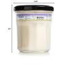 imageMRS MEYERS CLEAN DAY Scented Soy Candle Large Compassion Flower Scent 72 Ounce Candle