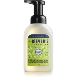 imageMRS MEYERS CLEAN DAY Foaming Hand Soap Biodegradable Formula Lemon Verbena 10 ozLemon Verbena